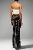 Polka Dot Maxi Skirt