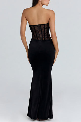 Elegant Lace Evening Gown