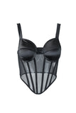 Stylish Mesh Corset Top