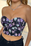 Floral Bustier Top