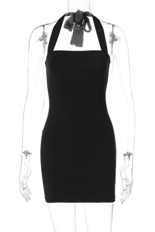 Elegant Halter Evening Dress