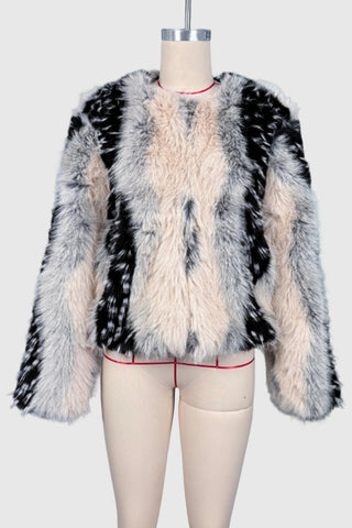 Faux Fur Statement Jacket