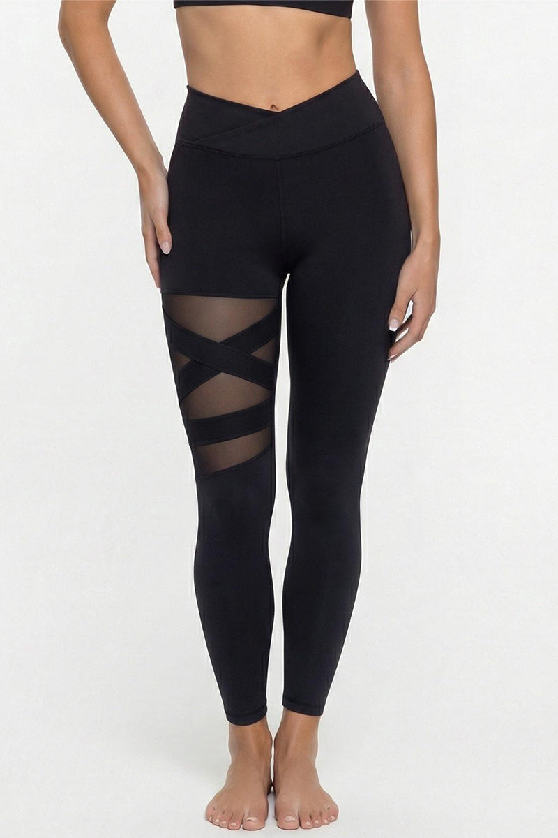 Cross Strap Fitness Top and Pants Set