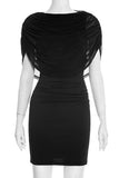 Draped Detail Casual Dress