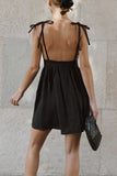 Strappy Casual A-Line Dress