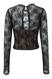 Lace Long-Sleeve T-Shirt