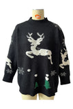 Festive Reindeer Knit Sweater