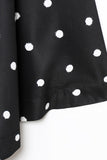 Polka Dot Wrap Top