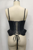 Elegant Corset-Style Tank Top