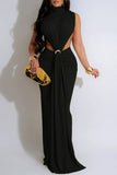 Twist Halter Maxi Dress