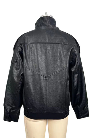 Oversized Asymmetric Collar Jacket