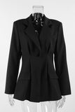 Classic Single-Button Blazer