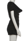 V-Neck Fringe Romper