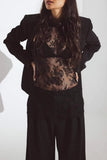 Lace Halter Tank Top