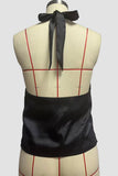 Draped Halterneck Tank Top