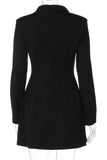 Buttoned Blazer Style Mini Dress