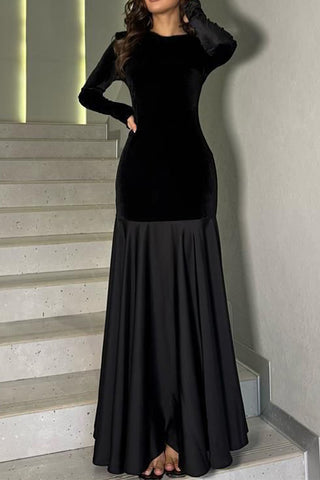 Elegant Floor-Length Evening Dress