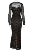 Elegant Lace Evening Dress