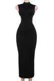 Sleeveless Cutout Evening Dress