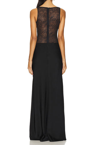 Elegant Lace Evening Gown