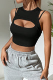 Cut-Out Strappy Tank Top