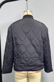 Quilted Button-Up Jacket