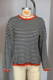 Striped Knit Sweater