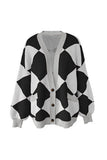 Geometric Patterned Cardigan