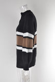Striped Quarter-Zip Sweatshirt