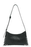 Sleek Eyelet Shoulder Bag