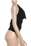 Halter Neck Draped Tank Top