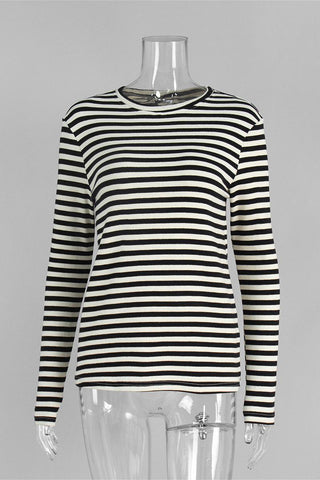 Classic Striped Long Sleeve T-Shirt