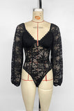 Lace Sleeve Bodysuit