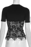 Lace Accent T-Shirt