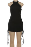 Sleeveless Tease Mini Dress