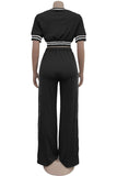 Striped Sporty Pants Set