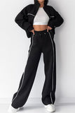 Stylish Two-Piece Track Suit Set