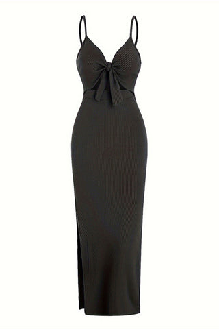 Stylish Tie Front Sundress
