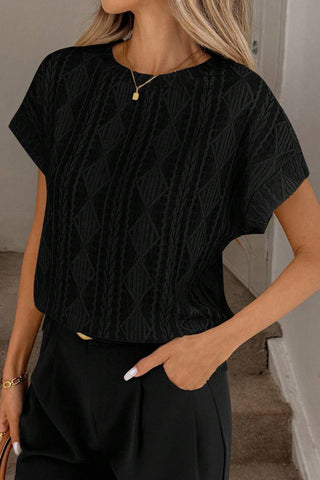 Patterned Short Sleeve T-Shirt