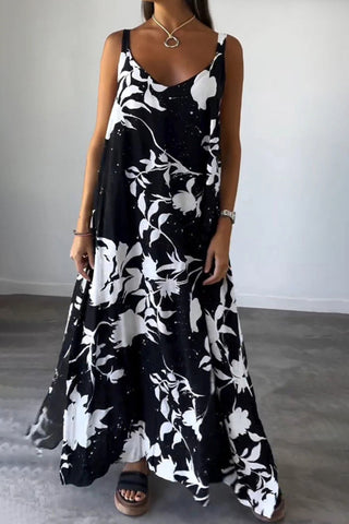 Floral Maxi Casual Dress