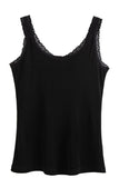 Lace-Trimmed Sleeveless Camisole