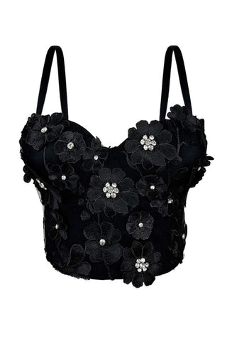 Floral Embellished Camisole Top