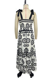 Floral Pattern Maxi Dress