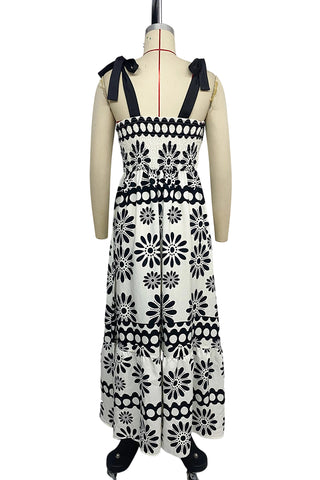 Floral Pattern Maxi Dress
