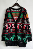 Festive Holiday Knit Cardigan