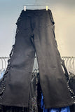 Star Embellished Straight Jeans