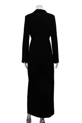 Elegant Button-Down Maxi Dress