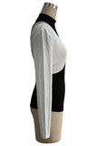 Asymmetric Cutout Ribbed T-Shirt