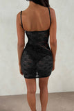 Strappy Lace Casual Dress