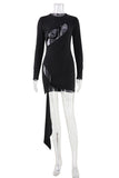 Asymmetrical Cut-Out Night Out Dress